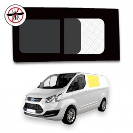 vitre latérale coulissante rang 2 avec moustiquaire paroi droite ford custom