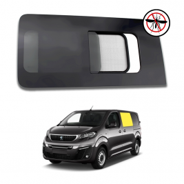 fenêtre coulissante avant gauche avec moustiquaire peugeot expert