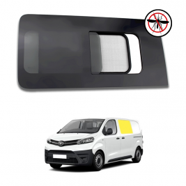 Ventana corredera delantera izquierda con mosquitera Toyota Proace