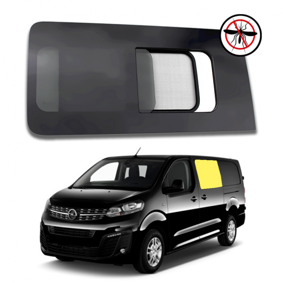 fenêtre coulissante avant gauche avec moustiquaire opel vivaro