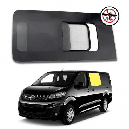 fenêtre coulissante avant gauche avec moustiquaire opel vivaro