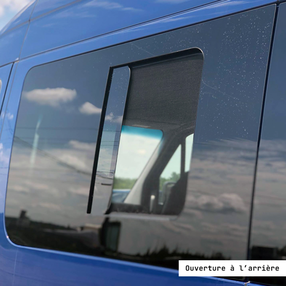 vitre coulissante avant gauche avec moustiquaire citroën jumpy
