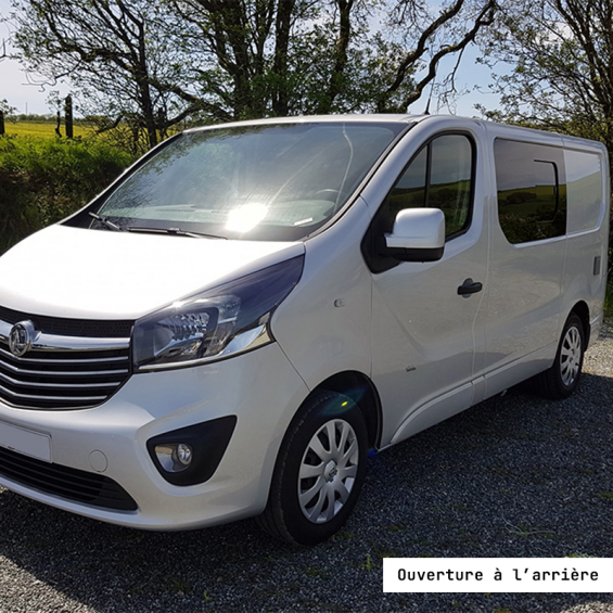 vitre coulissante avant gauche avec ouverture arrière vivaro