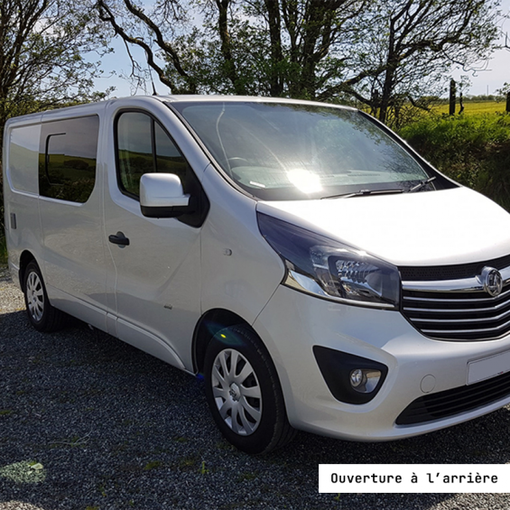 vitre coulissante avant droite avec ouverture arrière vivaro