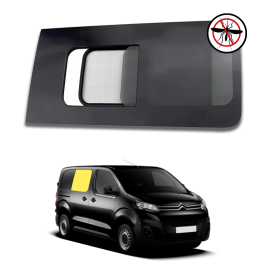 fenêtre coulissante avant droite avec moustiquaire citroën jumpy