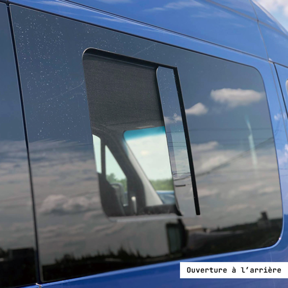 vitre coulissante avant droite avec moustiquaire opel vivaro