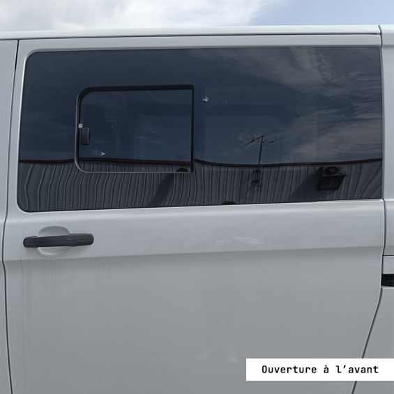 fenêtre latérale coulissante avant gauche transit custom
