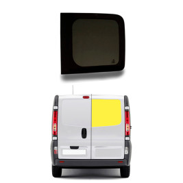 Rear right window swing doors for Opel Vivaro 2001