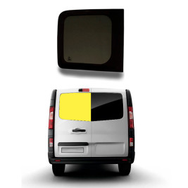 Fenêtre arrière gauche portes battantes pour Opel Vivaro (de 2014 à 2019)