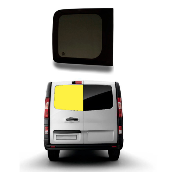 Fenêtre arrière gauche portes battantes pour Opel Vivaro (de 2014 à 2019)