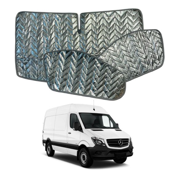 Kit rideaux isolants cabine 3 pièces - Mercedes Sprinter (Depuis 2006)