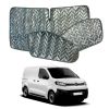 Kit rideaux isolants cabine 3 pièces - Peugeot Expert / Citroën Jumpy / Opel Vivaro / Toyota Proace (Depuis 2016)