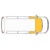 Kit rideaux isolants cabine 3 pièces - Renault Trafic 3 (Depuis 2014)