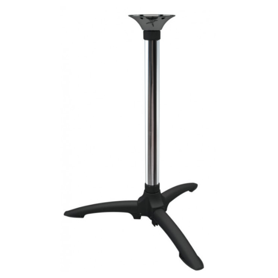 Removable 3-leg stand for transportable table in converted van