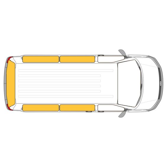 Kit cortinas opacas traseras 5 piezas - Peugeot Expert / Citroën Jumpy / Opel Vivaro / Toyota Proace (Desde 2016)