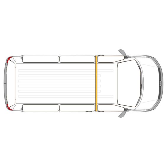 Blickdichter Kabinentrennvorhang für Renault Trafic 2 (2001-2014)