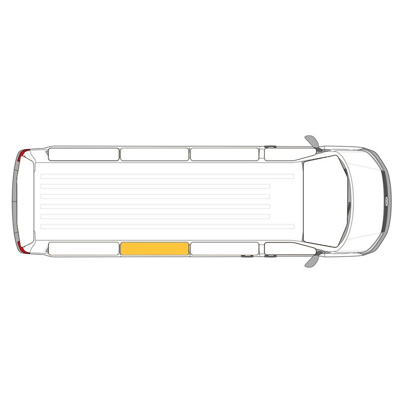 Verdunkelungsvorhang für rechtes mittleres Fenster - VW Crafter (Ab 2017)