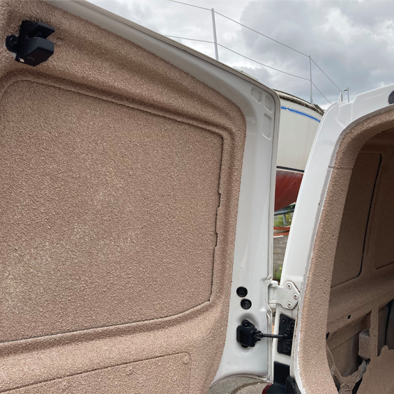 easy spray cork application for van