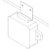 push lock with large strike plate