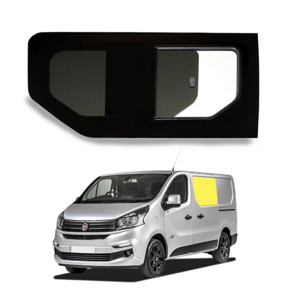 fenêtre coulissante avant gauche avec ouverture arrière pour fiat talento