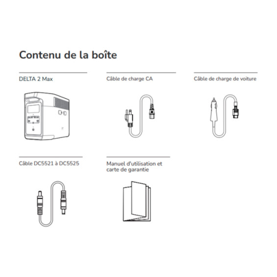 Delta 2 Max Ecoflow Coffret
