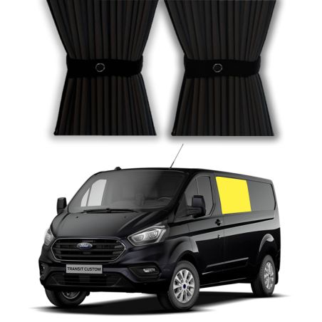rideaux occultants paroi gauche ford transit custom à partir de 2013