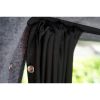 rideaux noirs sur rail custom