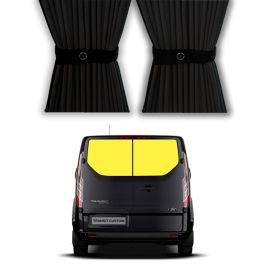 Blackout curtains rear hinged doors Ford Transit Custom from 2013