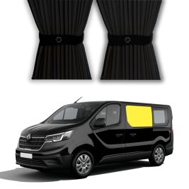 Blackout curtains left panel Renault Trafic 3