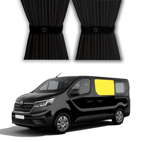 Rideaux occultants paroi gauche Renault Trafic 3