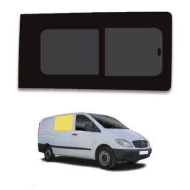 baie vitrée coulissante avant droite mercedes vito de 2003 à 2014