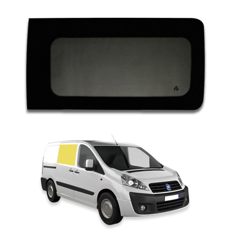 baie vitrée fixe avant droite fiat scudo 2007 à 2015