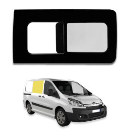 baie vitrée coulissante avant droite citroën jumpy 2007 à 2015
