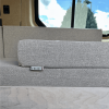 matelas heode avec housses en tissu chiné pour utilitaire aménagé