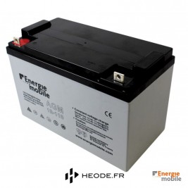 batterie étanche AGM 110 Ah énergie mobile