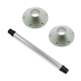 Set Tischfuss 70cm + 2 Aluminiumbasen Fiamma