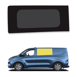 vorderes linkes Seitenfenster Ford Custom 2024 für Fahrzeug mit fester Wand links