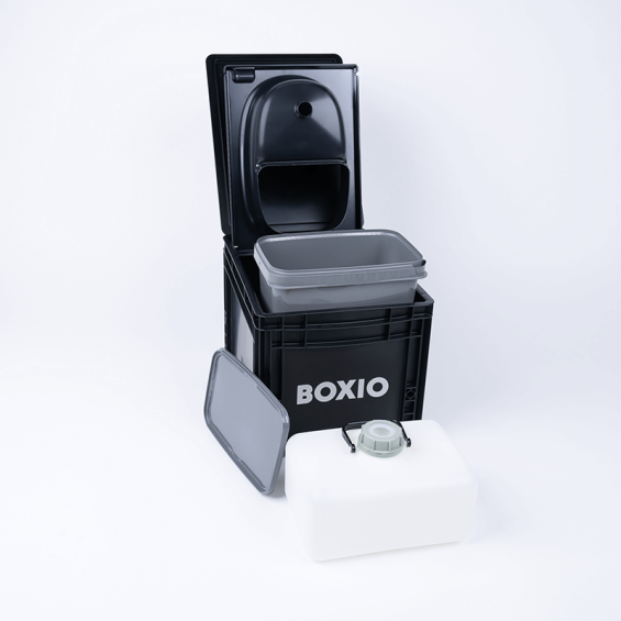Boxio Toilette Max Plus für Reisen im ausgebauten Kastenwagen