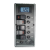 Vorverdrahtete Schalttafel mit 5 Schaltern, 5 Sicherungsautomaten, digitalem Voltmeter für ausgebautes Fahrzeug