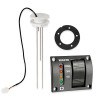 Probe and seal with waste water level gauge for converted van