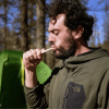 Brushing teeth with Neo multi-purpose soap