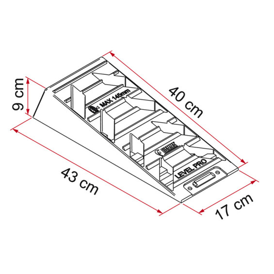 Level Pro wheel chocks -...