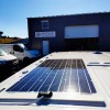 Extra flaches Solarpanel günstig ausgebauter Van