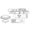 UFO roof fan easy installation