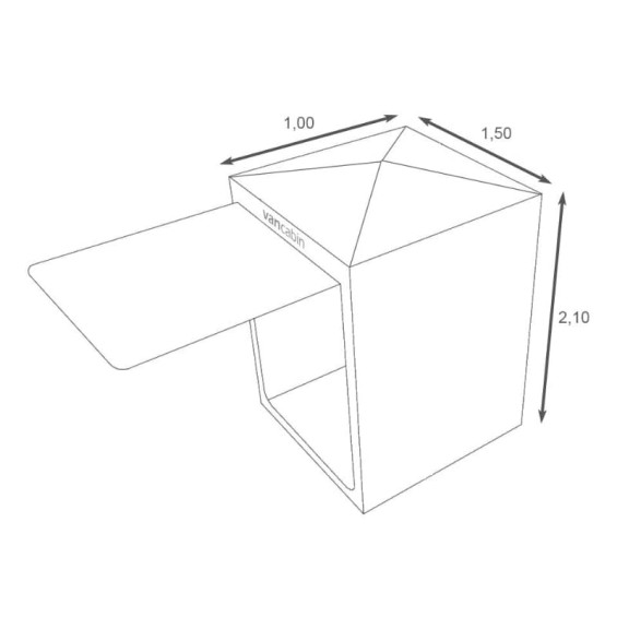 Rear tent for Trafic with...