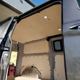 Ford Transit Custom Ceiling wood lining
