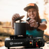 using the Tekson single-burner stove