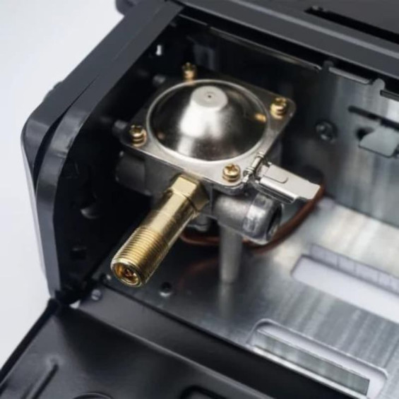 1-burner gas camping stove...