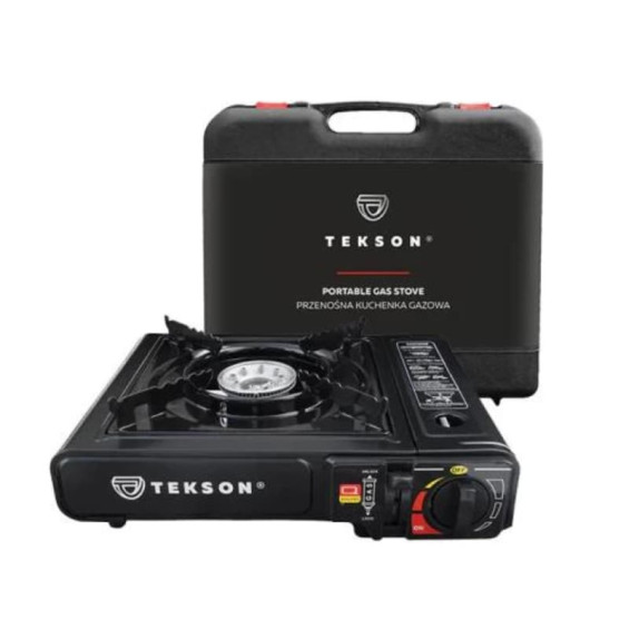 1-burner gas camping stove...