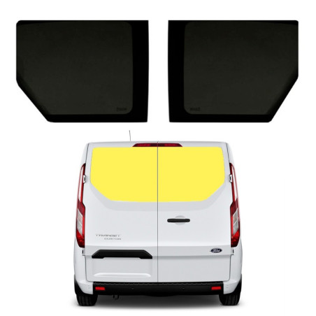 Double rear window hinged...